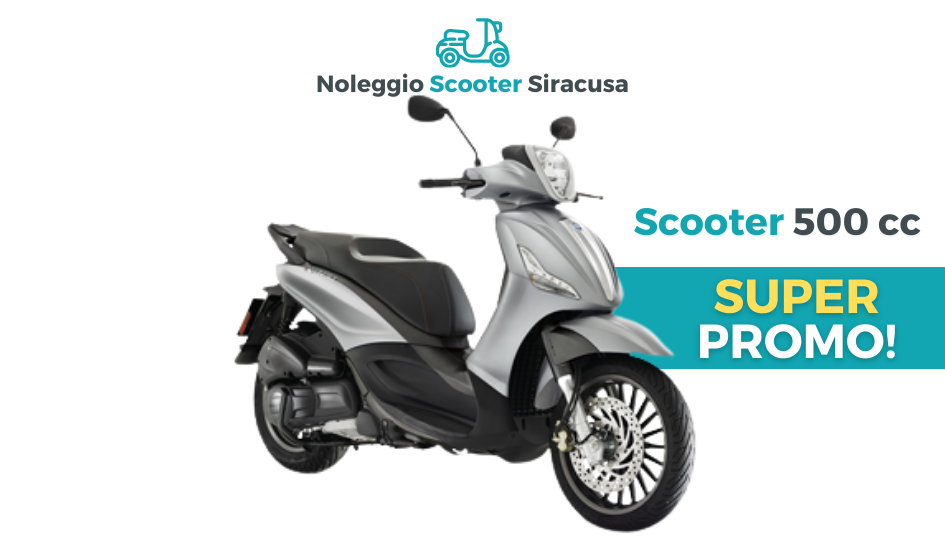 Noleggio scooter 500 Siracusa